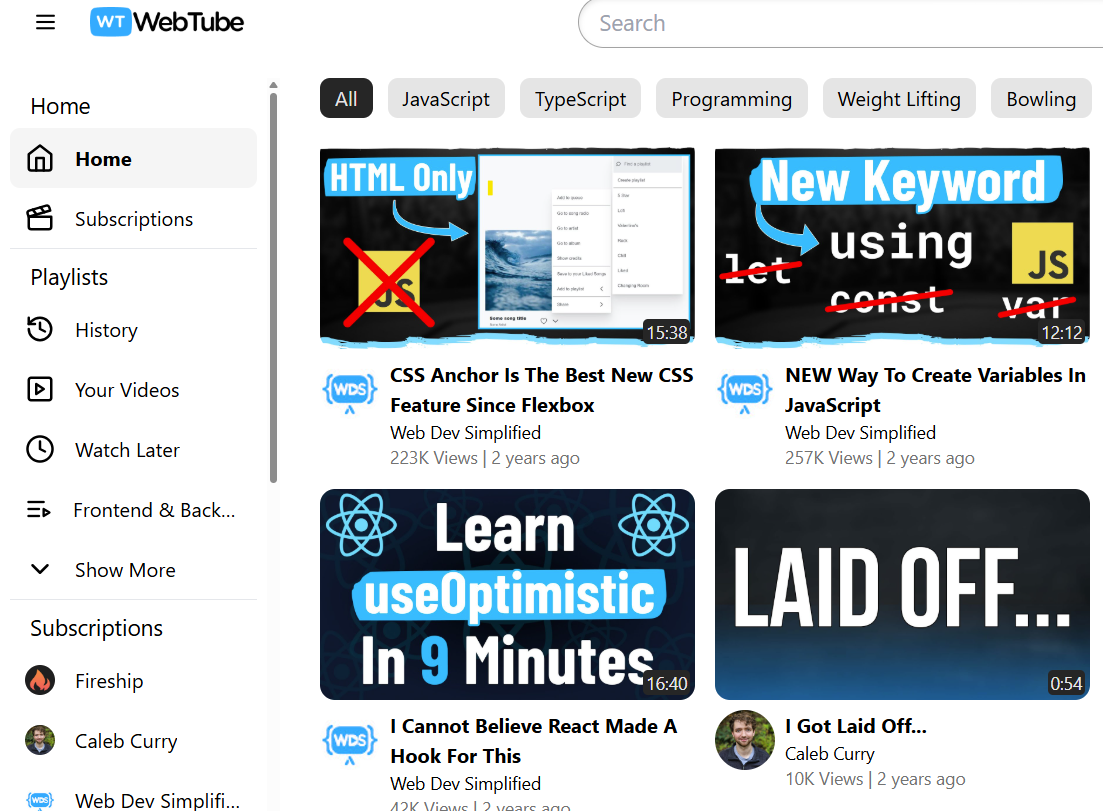 WebTube